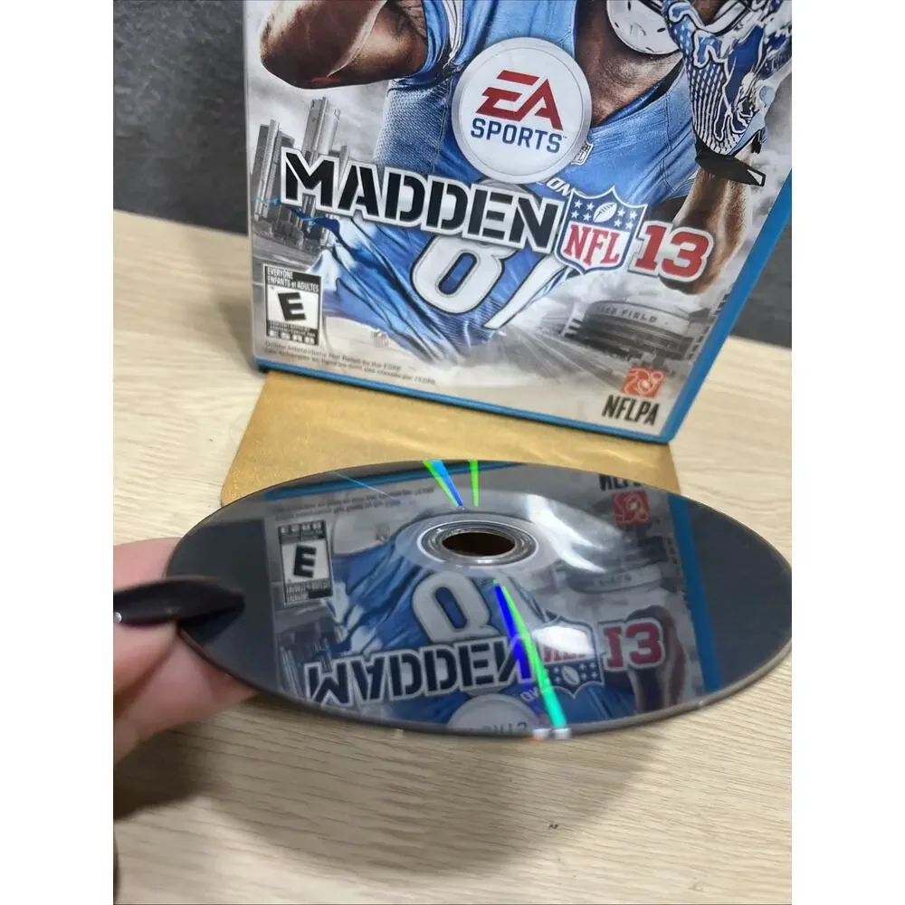 Madden NFL 13 (Nintendo Wii U, 2012) No Manual